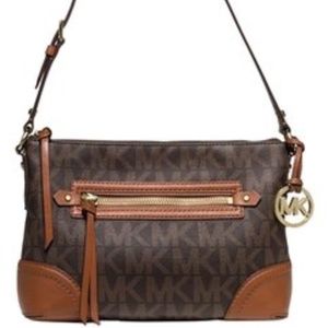 Michael Kors brown shoulder purse
